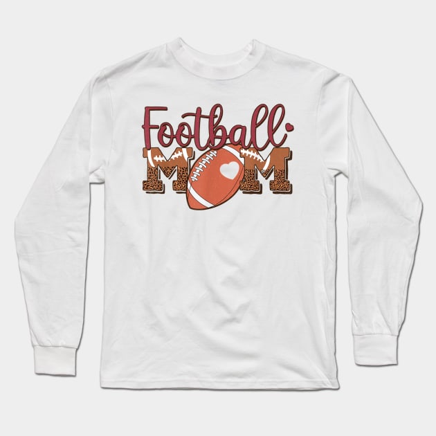 Football Mom Long Sleeve T-Shirt by onazila pixel